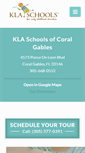 Mobile Screenshot of klaschoolscoralgables.com